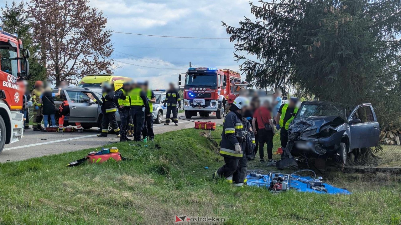 Wypadek w Żabinie [19.04.2025] - zdjęcie #36 - eOstroleka.pl