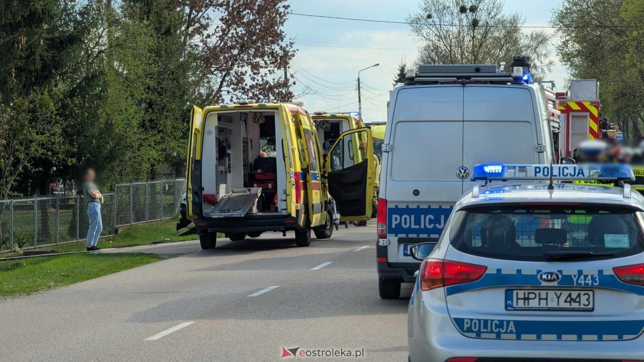 Wypadek w Żabinie [19.04.2025] - zdjęcie #32 - eOstroleka.pl