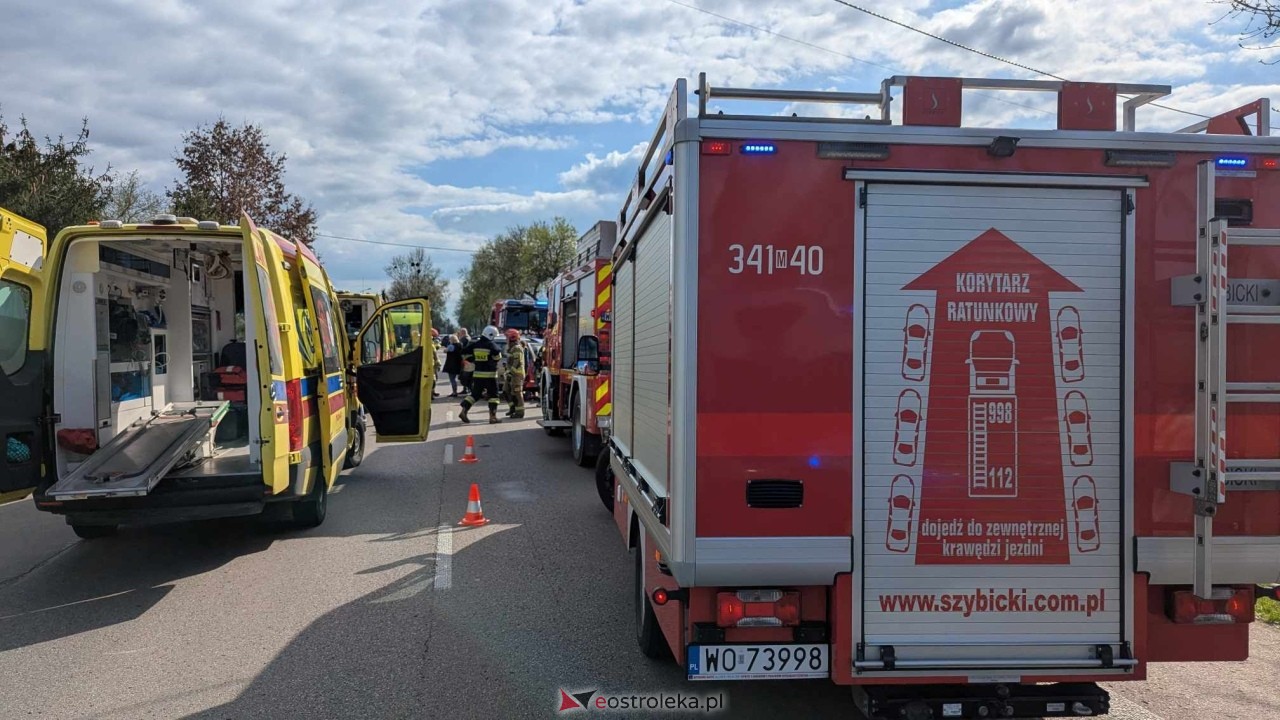 Wypadek w Żabinie [19.04.2025] - zdjęcie #30 - eOstroleka.pl