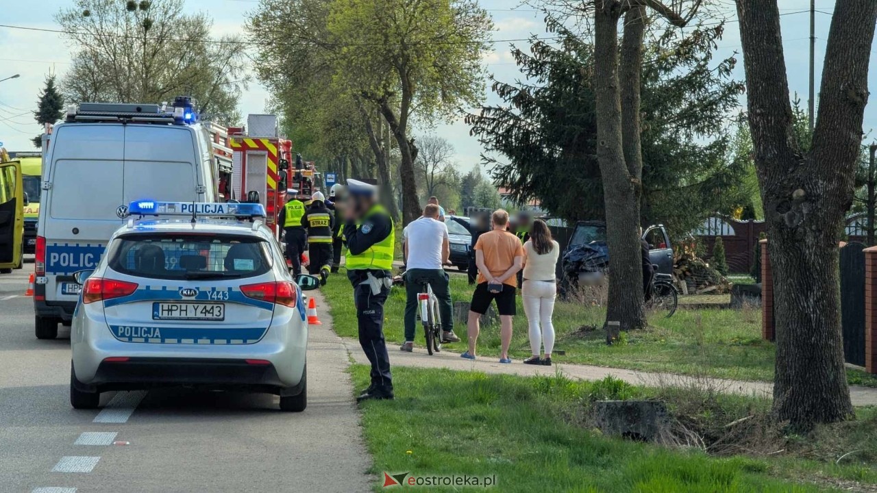 Wypadek w Żabinie [19.04.2025] - zdjęcie #29 - eOstroleka.pl
