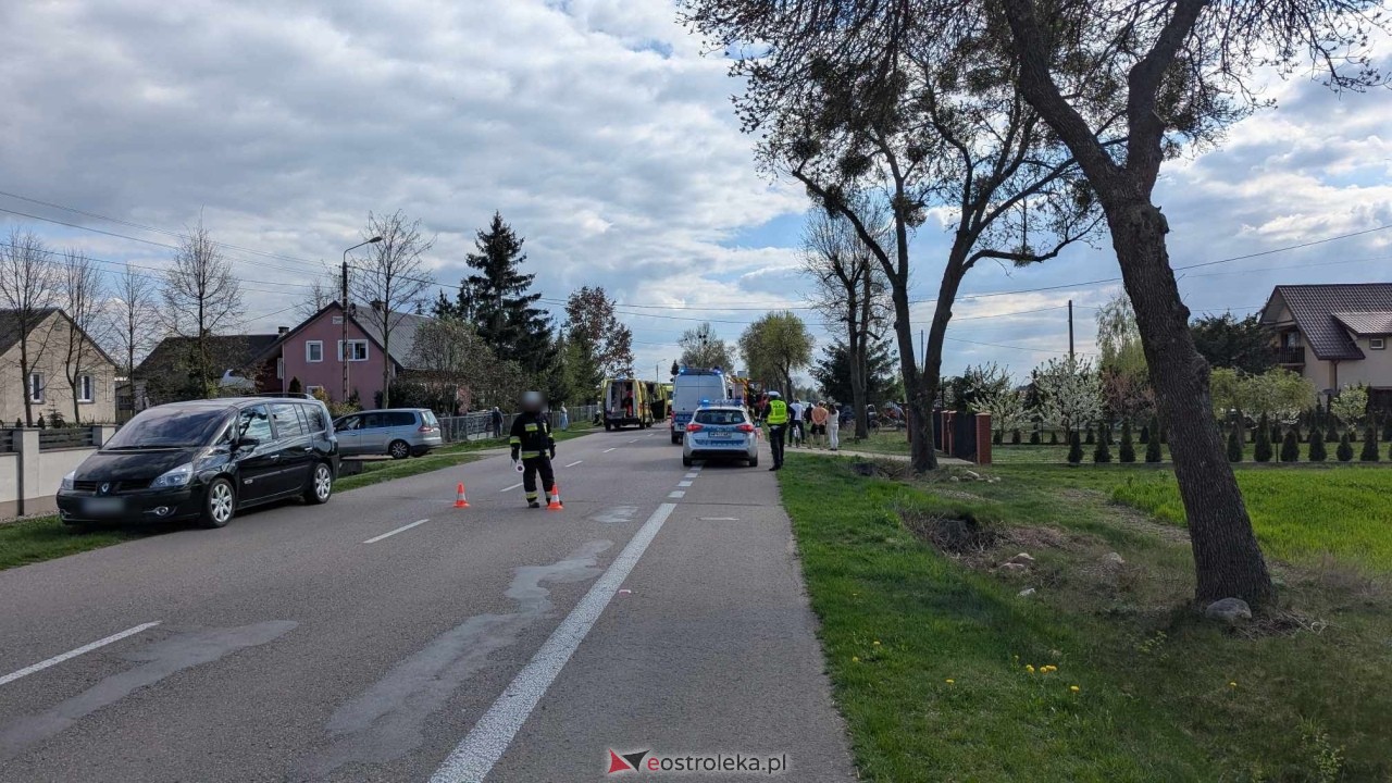 Wypadek w Żabinie [19.04.2025] - zdjęcie #24 - eOstroleka.pl