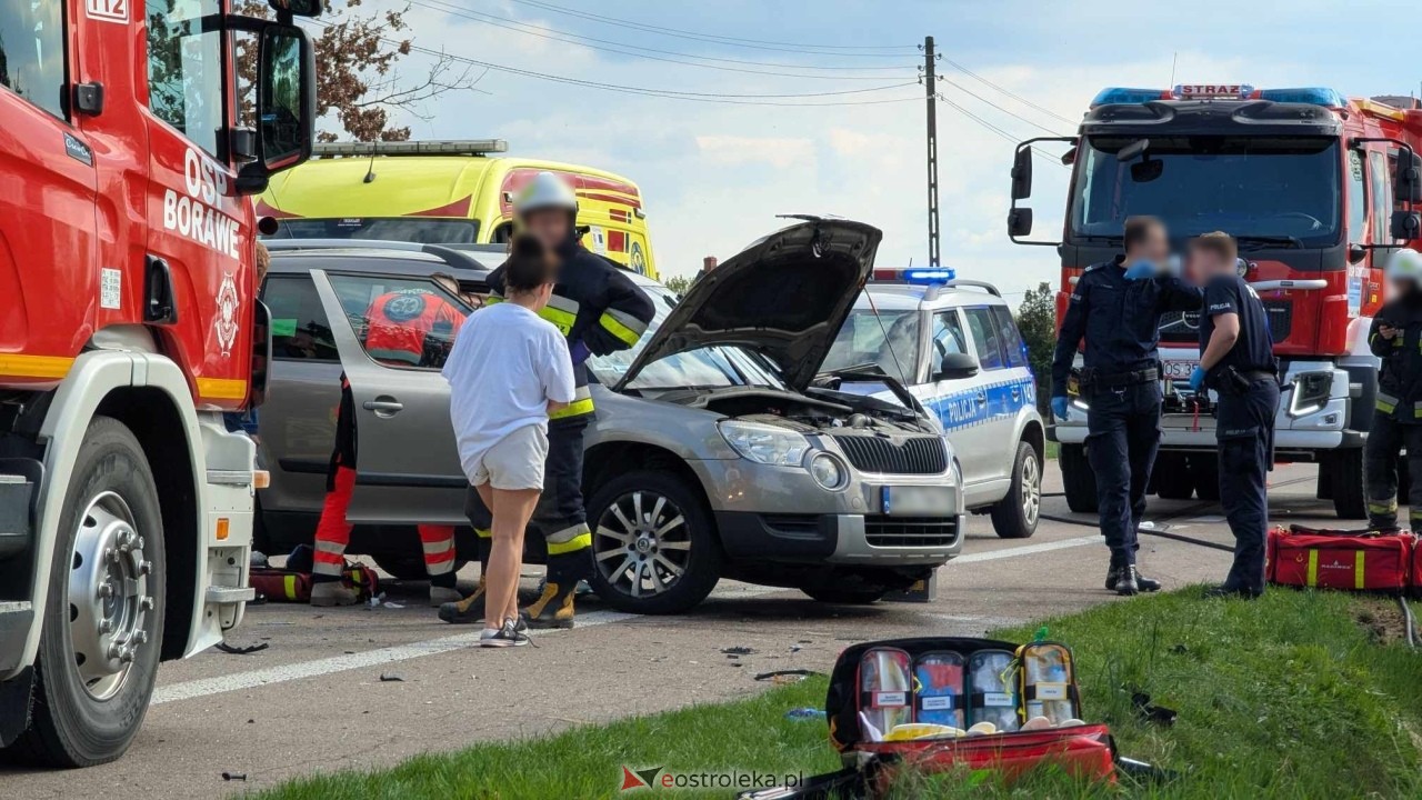 Wypadek w Żabinie [19.04.2025] - zdjęcie #23 - eOstroleka.pl