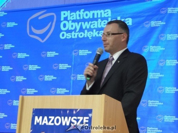 Konwencja wyborcza Platformy Obywatelskiej w Ostrołęce (22.IX.2011) - zdjęcie #21 - eOstroleka.pl