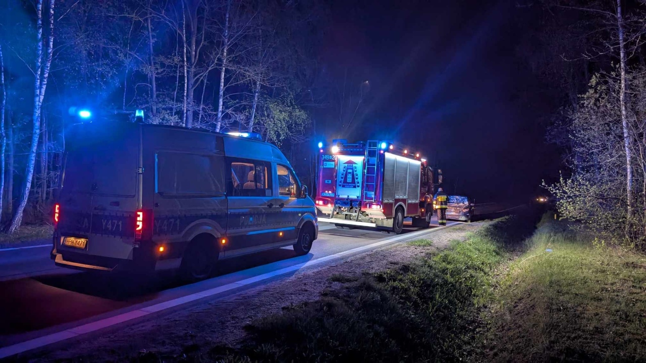 Wypadek na Mazowieckiej w Czerwinie [21.04.2025] - zdjęcie #8 - eOstroleka.pl