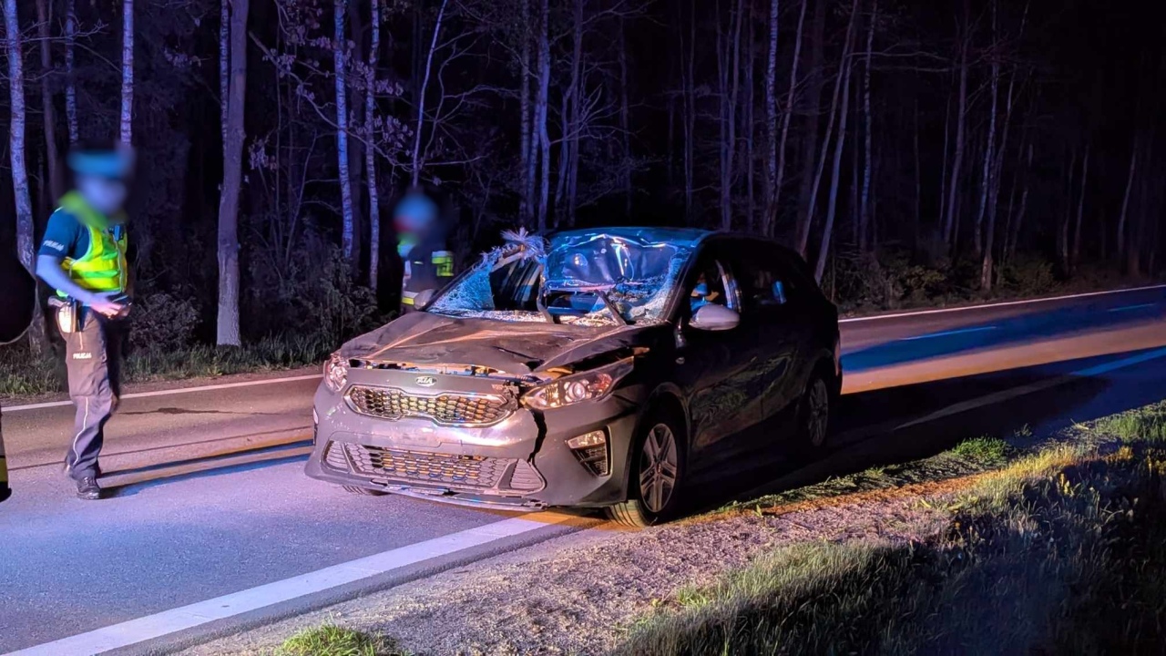 Wypadek na Mazowieckiej w Czerwinie [21.04.2025] - zdjęcie #6 - eOstroleka.pl