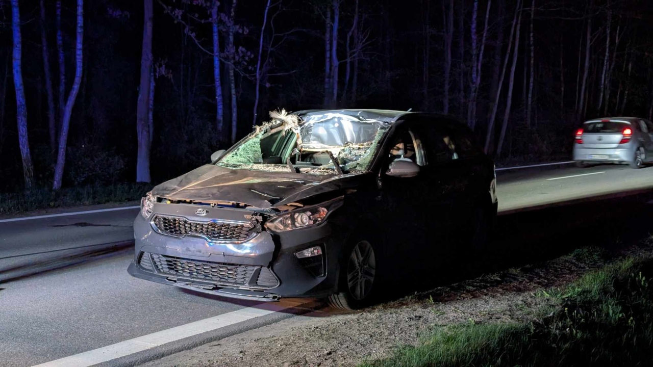 Wypadek na Mazowieckiej w Czerwinie [21.04.2025] - zdjęcie #5 - eOstroleka.pl