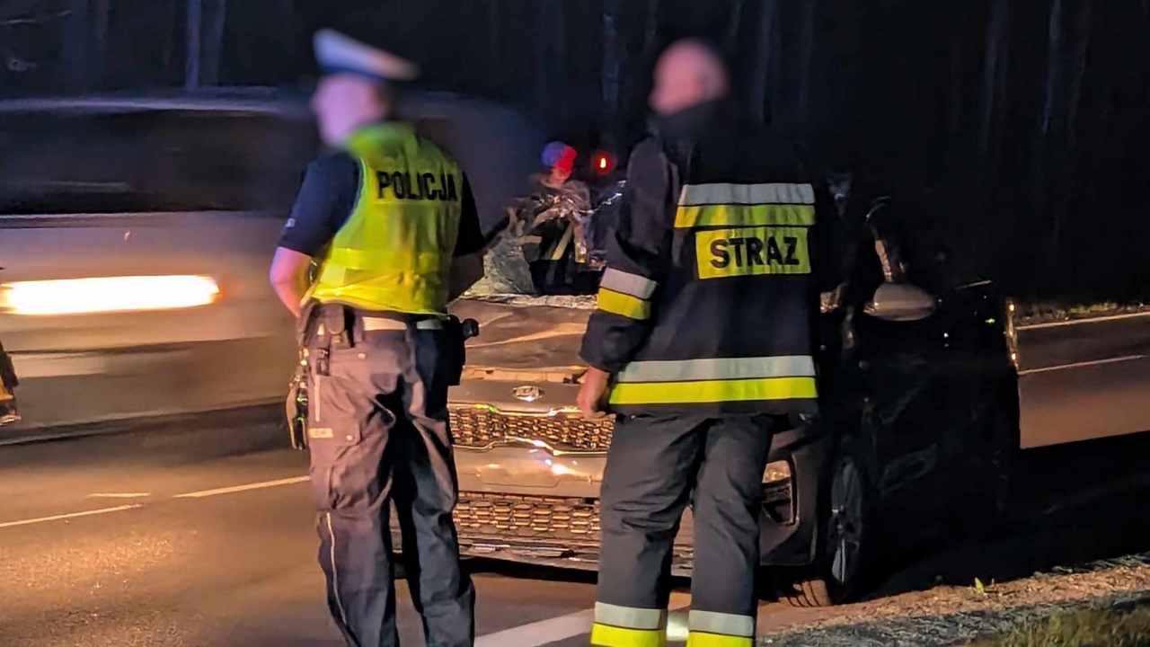 Wypadek na Mazowieckiej w Czerwinie [21.04.2025] - zdjęcie #4 - eOstroleka.pl