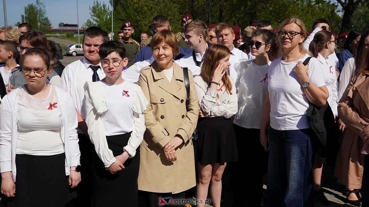 Happening z okazj iDnia Flagi w Ostrołęce [30.04.2025] - zdjęcie #128 - eOstroleka.pl