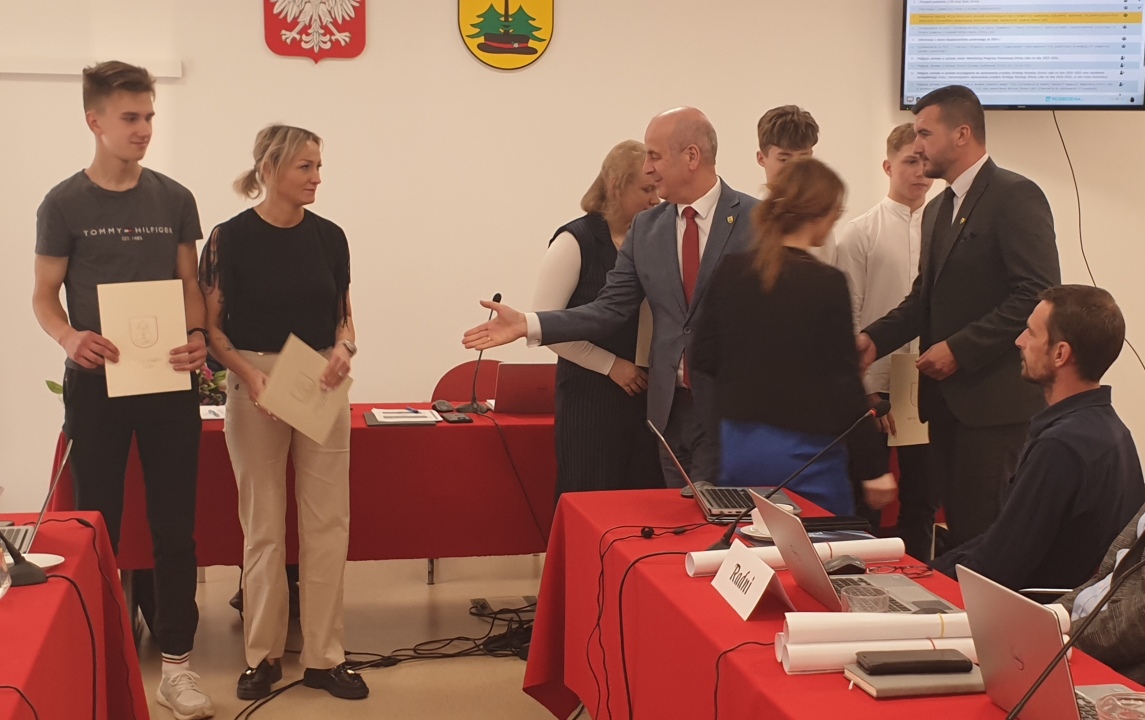 UKS Atleta na sesji rady gminy Lelis - zdjęcie #10 - eOstroleka.pl