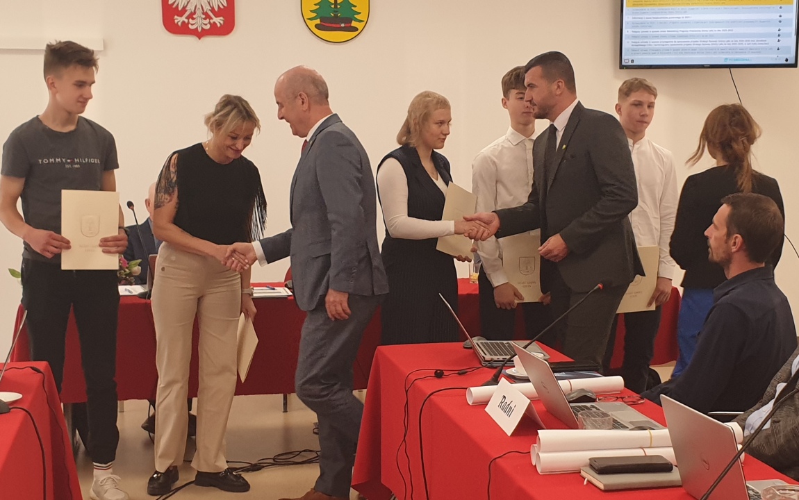 UKS Atleta na sesji rady gminy Lelis - zdjęcie #9 - eOstroleka.pl