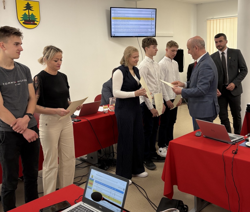 UKS Atleta na sesji rady gminy Lelis - zdjęcie #6 - eOstroleka.pl