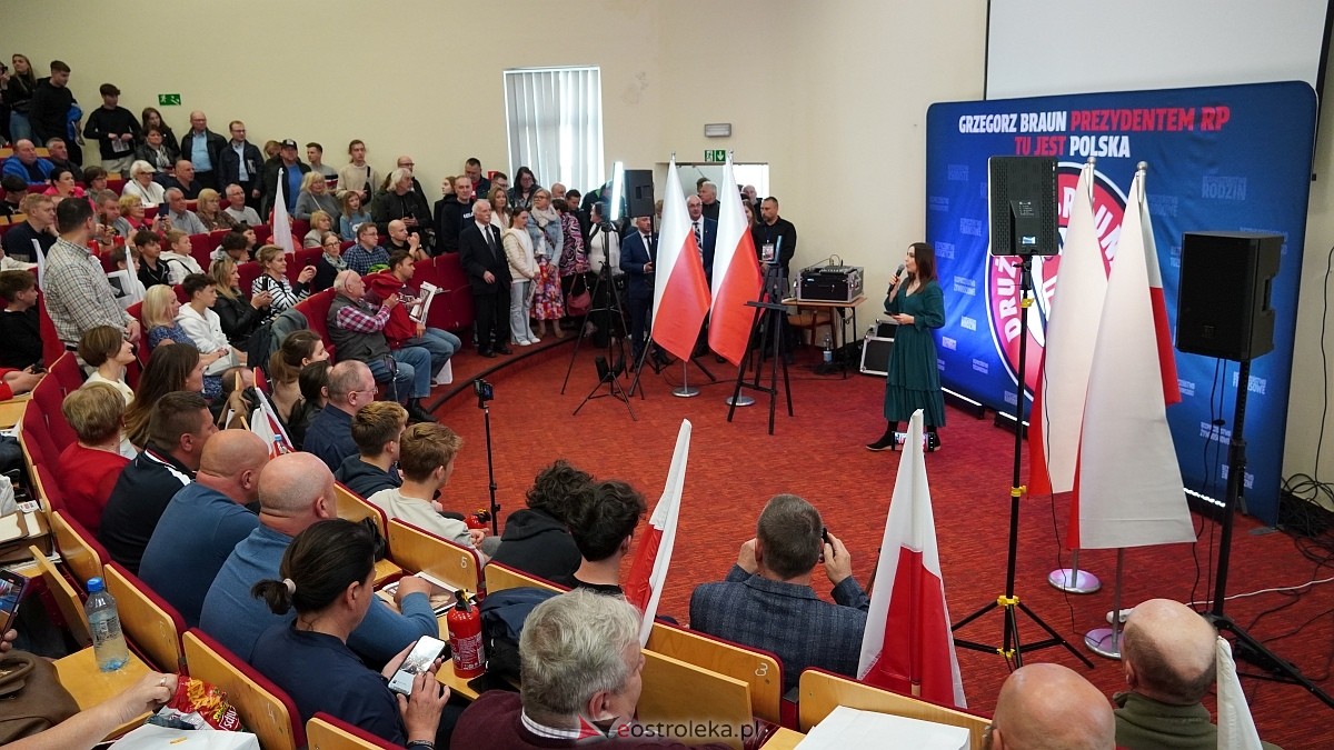 Grzegorz Braun w Ostrołęce [04.05.2025] - zdjęcie #95 - eOstroleka.pl