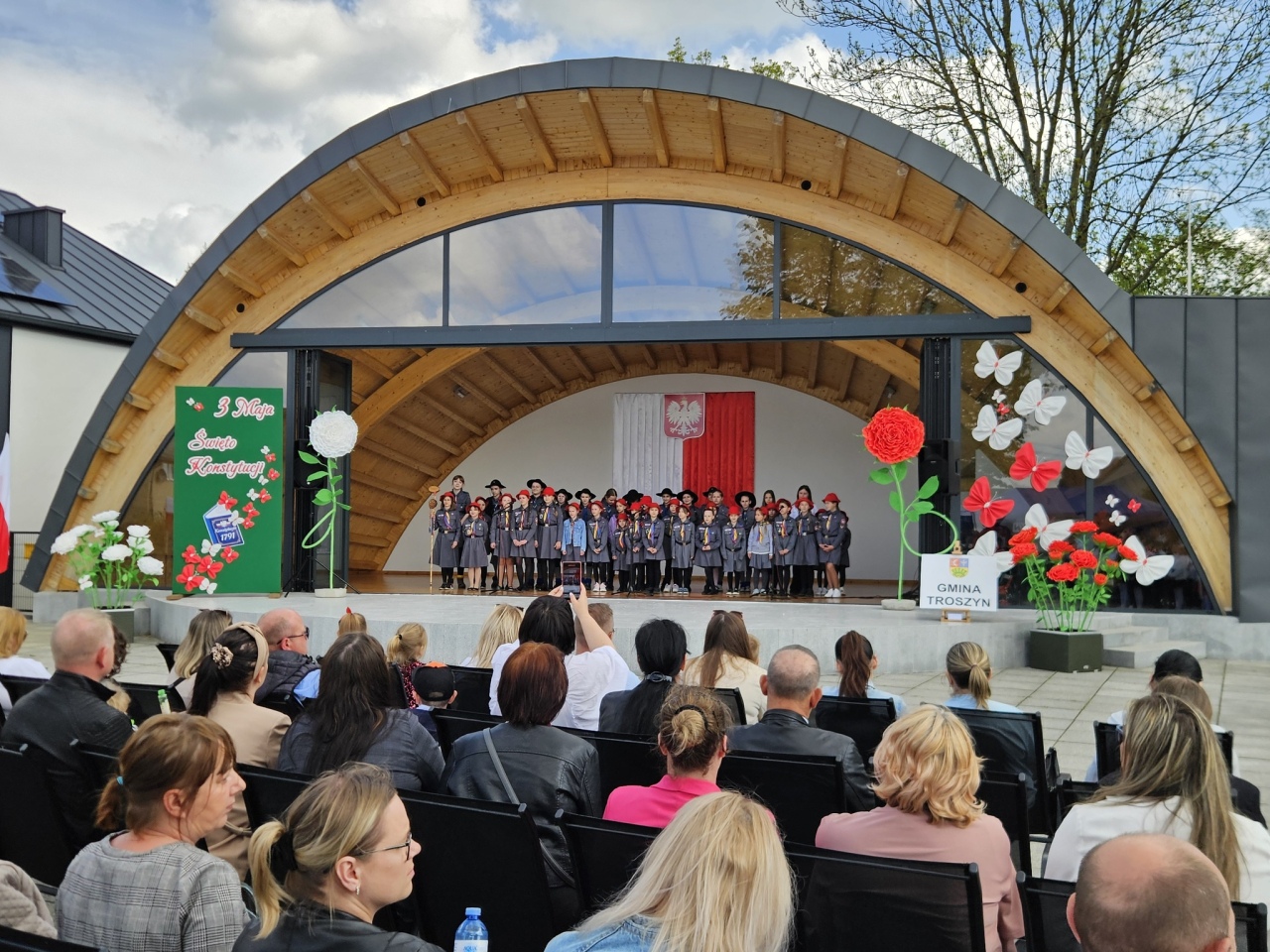 Swięto Konstytucji 3 Maja w Troszynie [03.05.2025] - zdjęcie #45 - eOstroleka.pl
