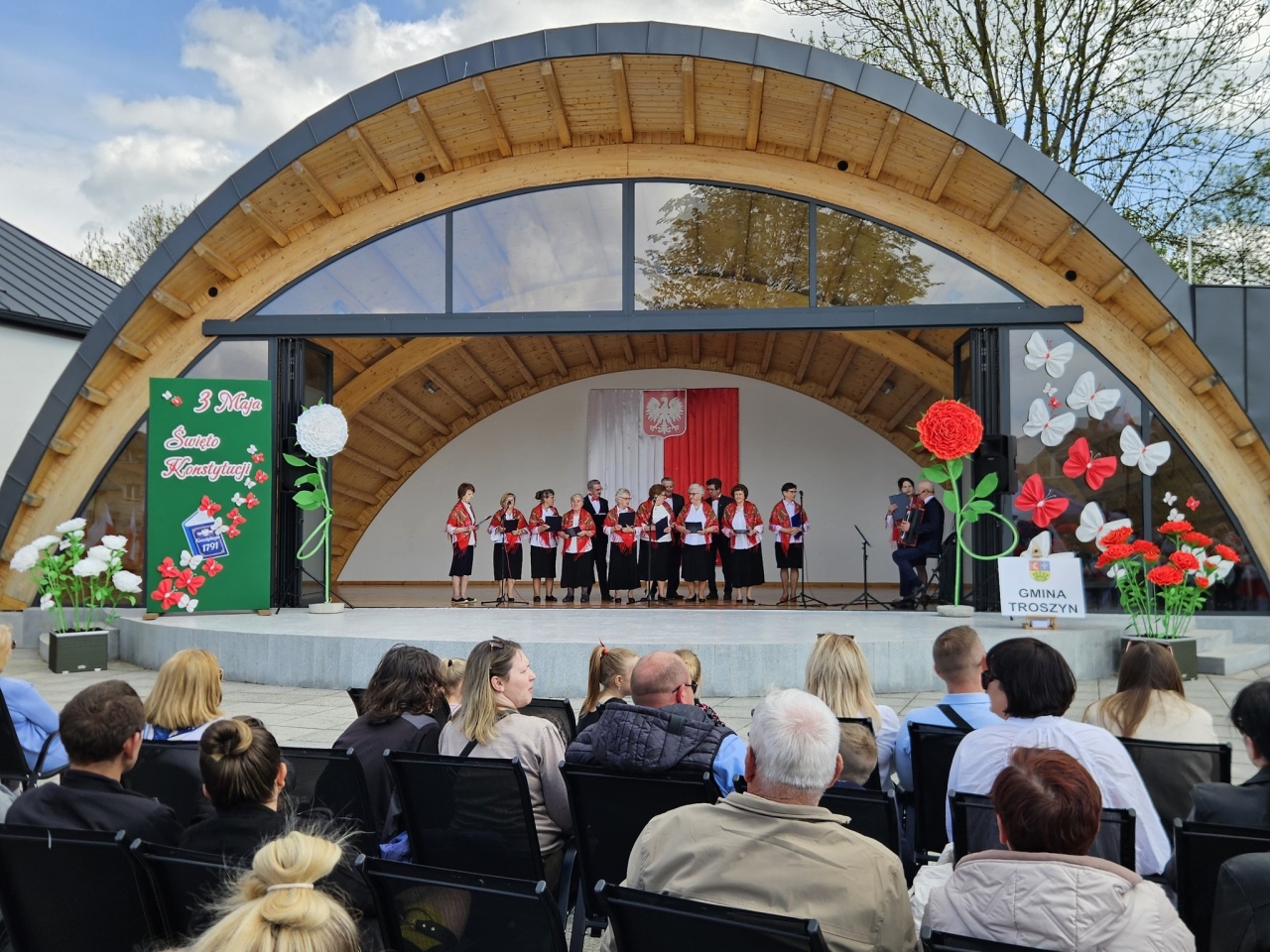 Swięto Konstytucji 3 Maja w Troszynie [03.05.2025] - zdjęcie #41 - eOstroleka.pl