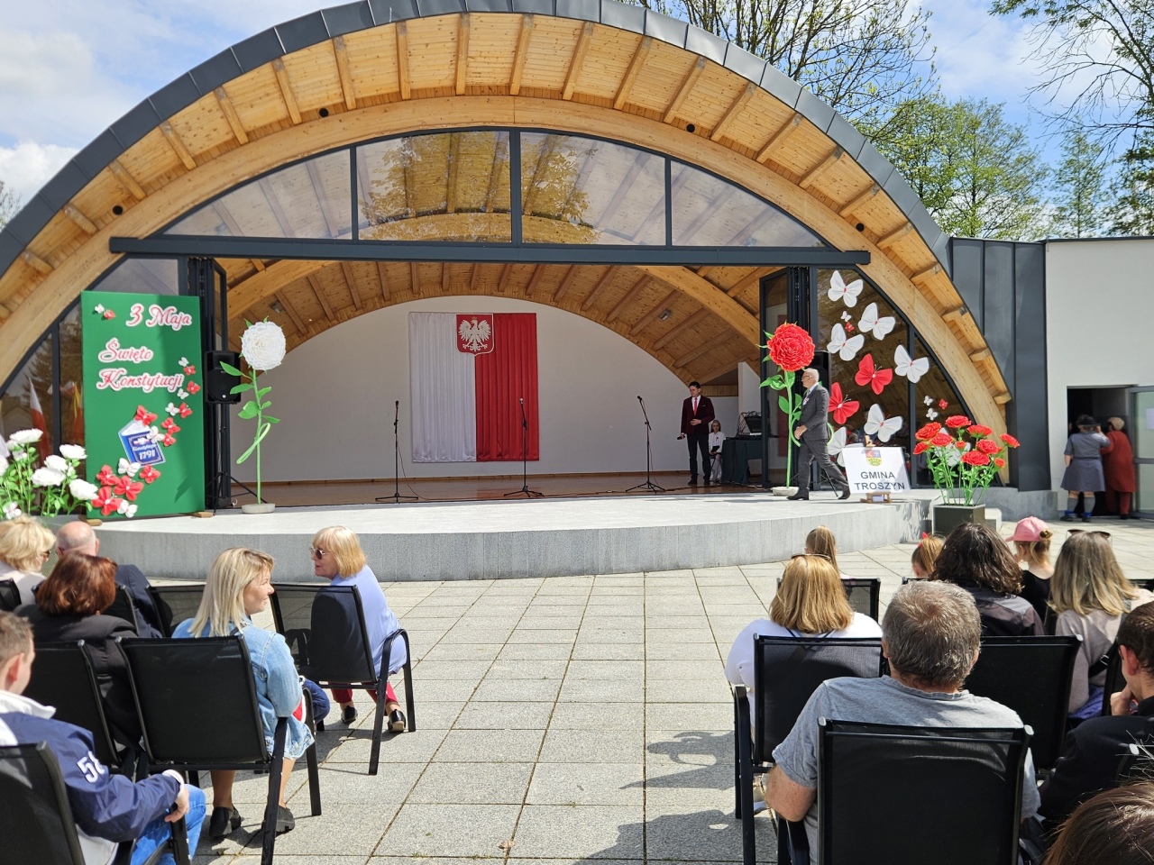 Swięto Konstytucji 3 Maja w Troszynie [03.05.2025] - zdjęcie #2 - eOstroleka.pl
