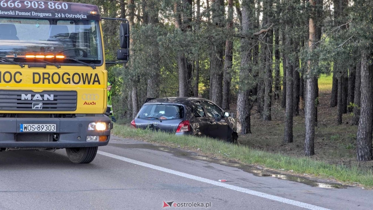 Wypadek w Damiętach [05.05.2025] - zdjęcie #8 - eOstroleka.pl