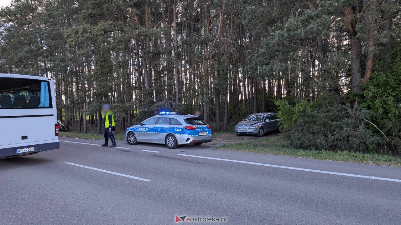 Wypadek w Damiętach [05.05.2025] - zdjęcie #6 - eOstroleka.pl