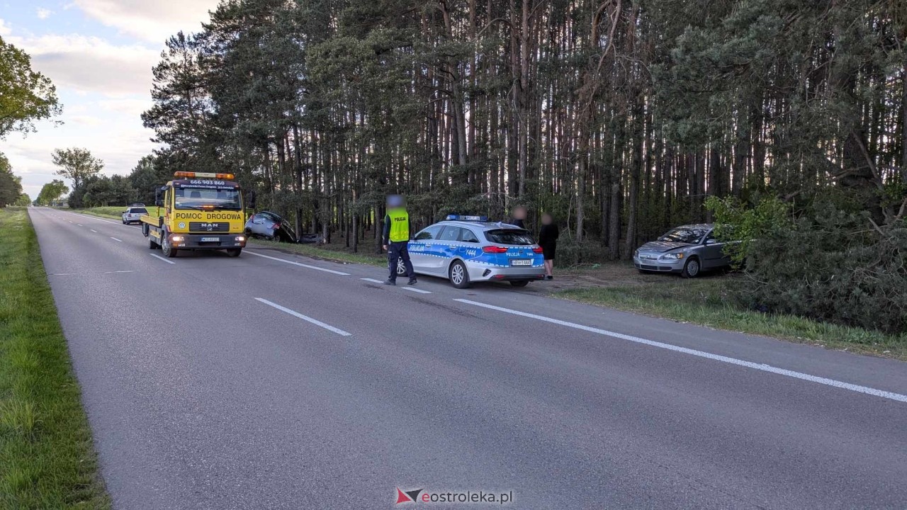 Wypadek w Damiętach [05.05.2025] - zdjęcie #5 - eOstroleka.pl