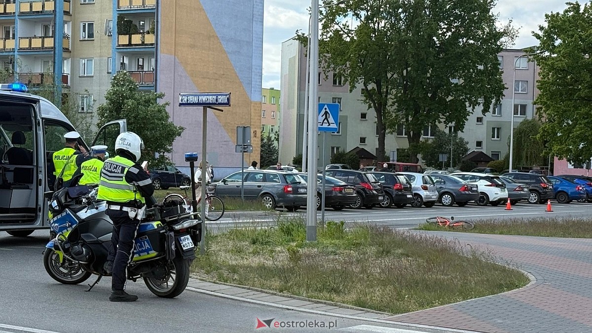 Wypadek na ulicu Sikorskiego w Ostołęce [08.05.2025] - zdjęcie #3 - eOstroleka.pl