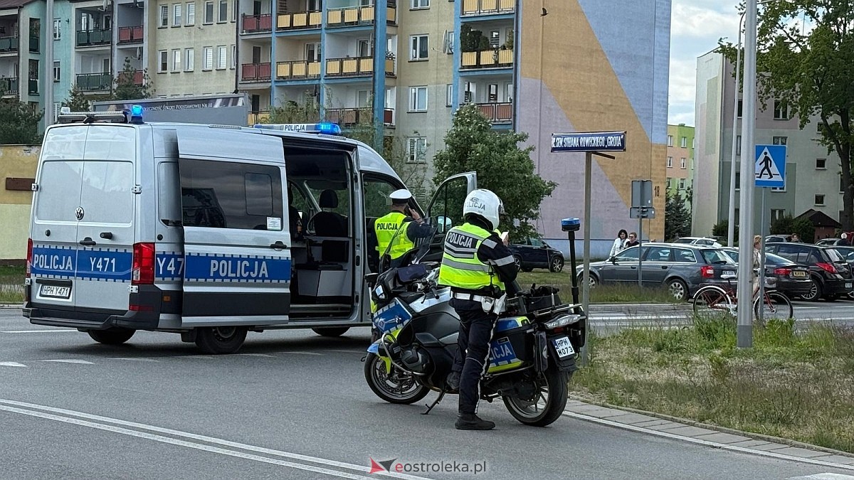 Wypadek na ulicu Sikorskiego w Ostołęce [08.05.2025] - zdjęcie #2 - eOstroleka.pl