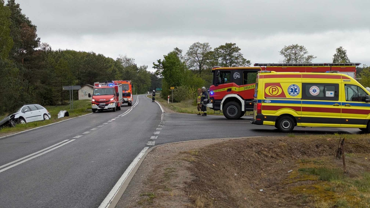 Wypadek w miejscowości Zabiele Piliki [10.05.2025] - zdjęcie #5 - eOstroleka.pl