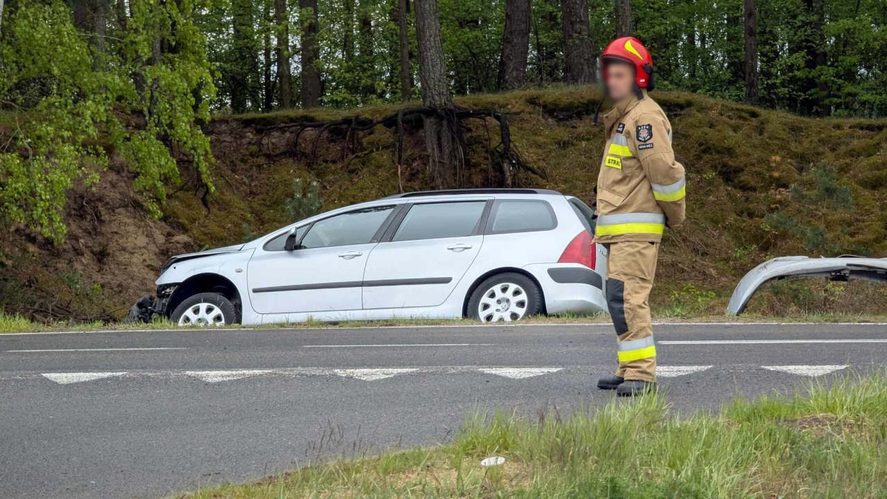 Wypadek w miejscowości Zabiele Piliki [10.05.2025] - zdjęcie #7 - eOstroleka.pl