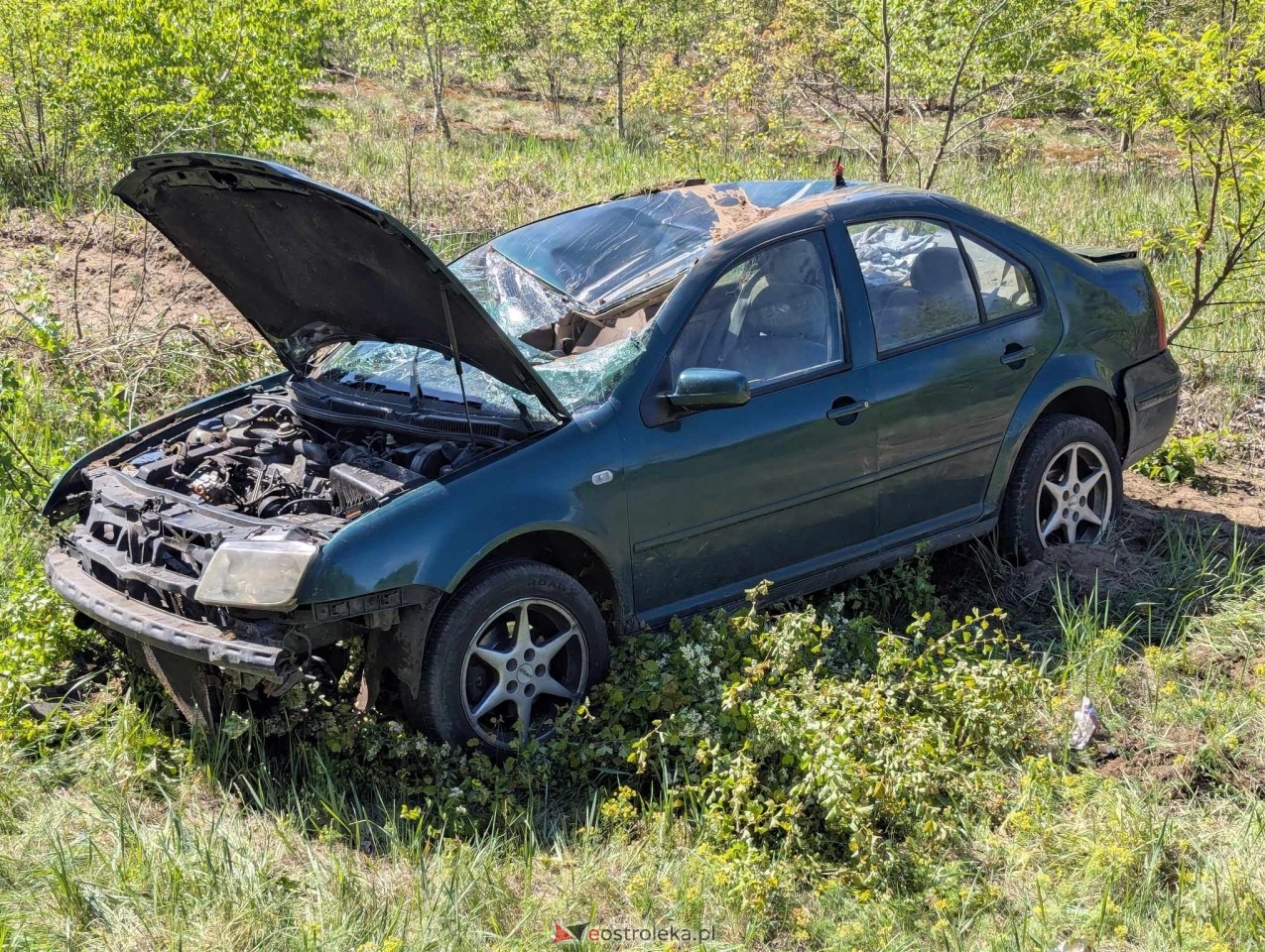 Wypadek w Łodziskach [13.05.2025] - zdjęcie #22 - eOstroleka.pl