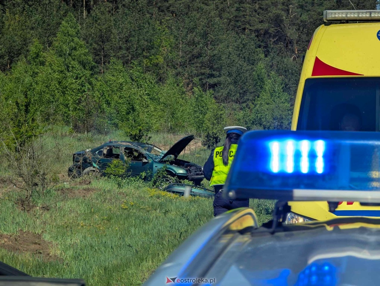 Wypadek w Łodziskach [13.05.2025] - zdjęcie #12 - eOstroleka.pl