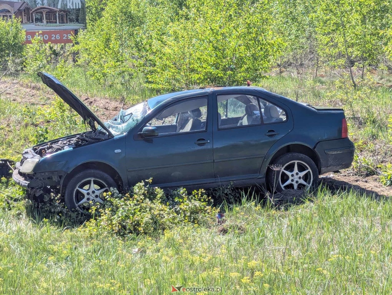 Wypadek w Łodziskach [13.05.2025] - zdjęcie #8 - eOstroleka.pl