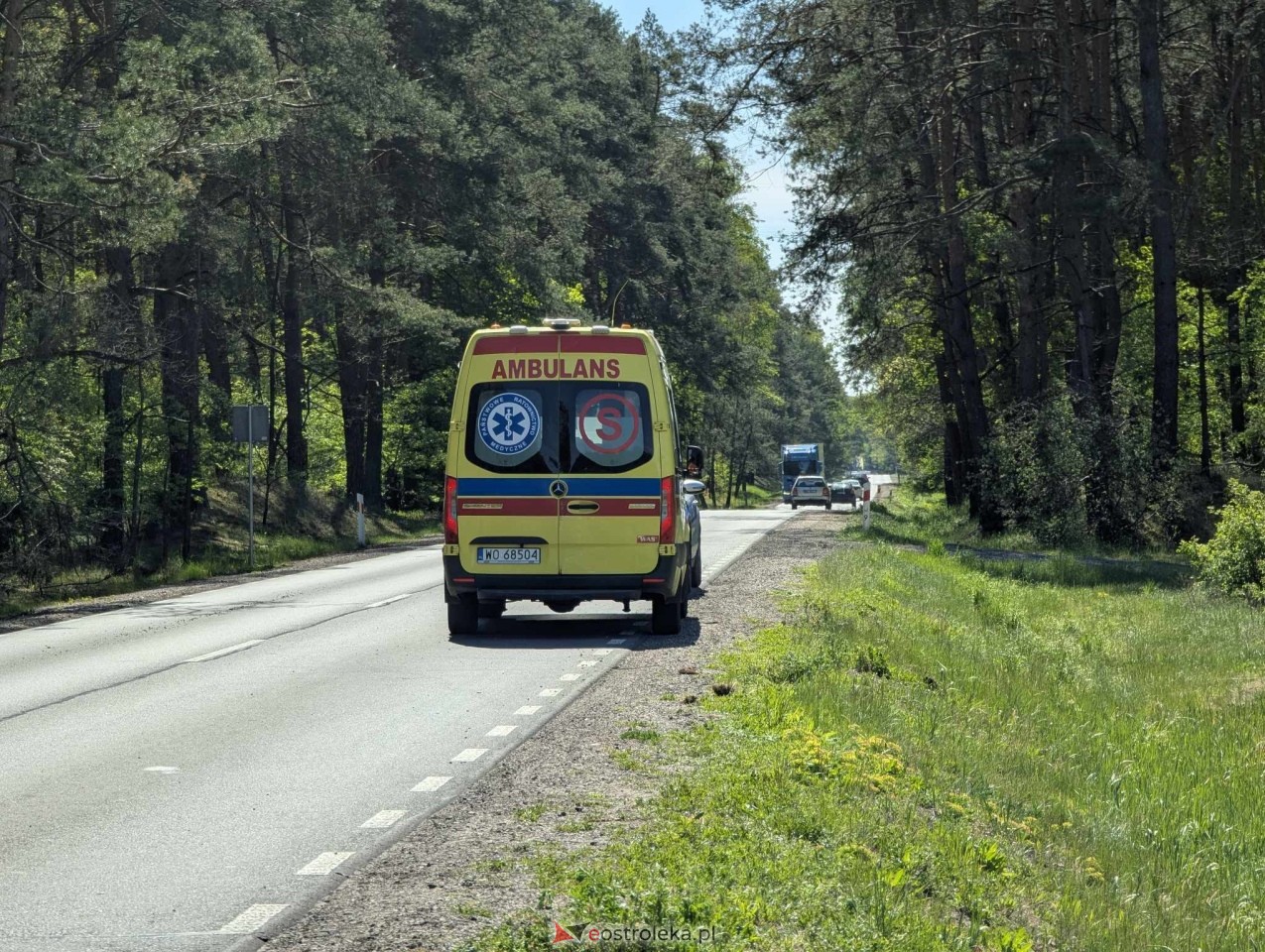 Wypadek w Łodziskach [13.05.2025] - zdjęcie #5 - eOstroleka.pl