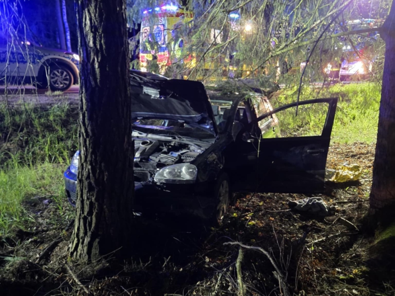 Wypadek w Surowem [13.05.2025] - zdjęcie #4 - eOstroleka.pl