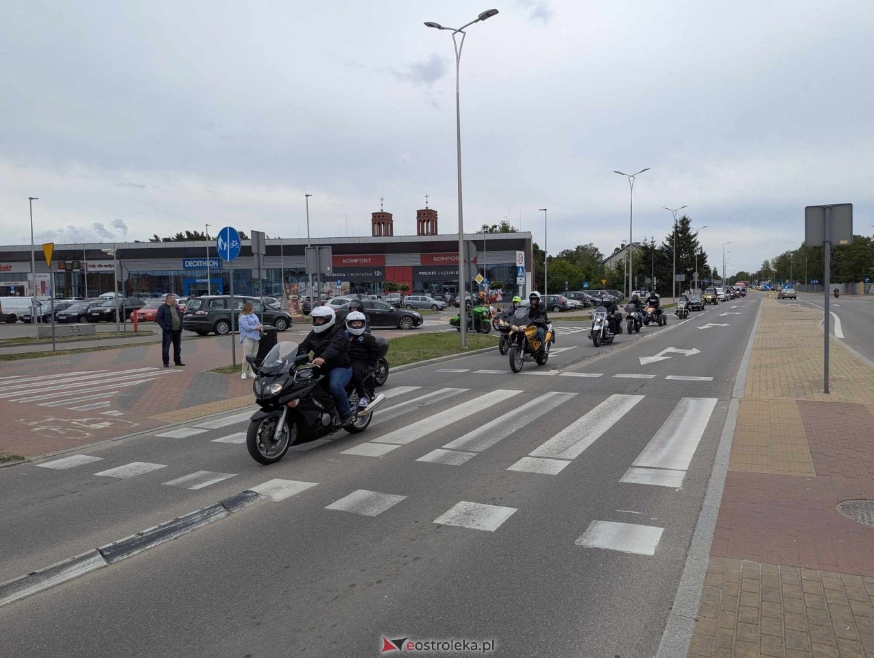 Motoserce 2025 - parada motocykli ulicami Ostrołęki [24.05.2025] - zdjęcie #57 - eOstroleka.pl