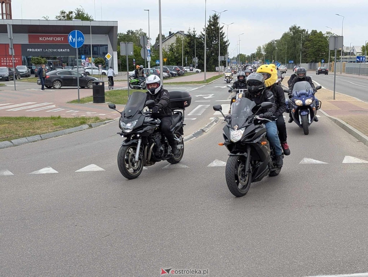 Motoserce 2025 - parada motocykli ulicami Ostrołęki [24.05.2025] - zdjęcie #53 - eOstroleka.pl