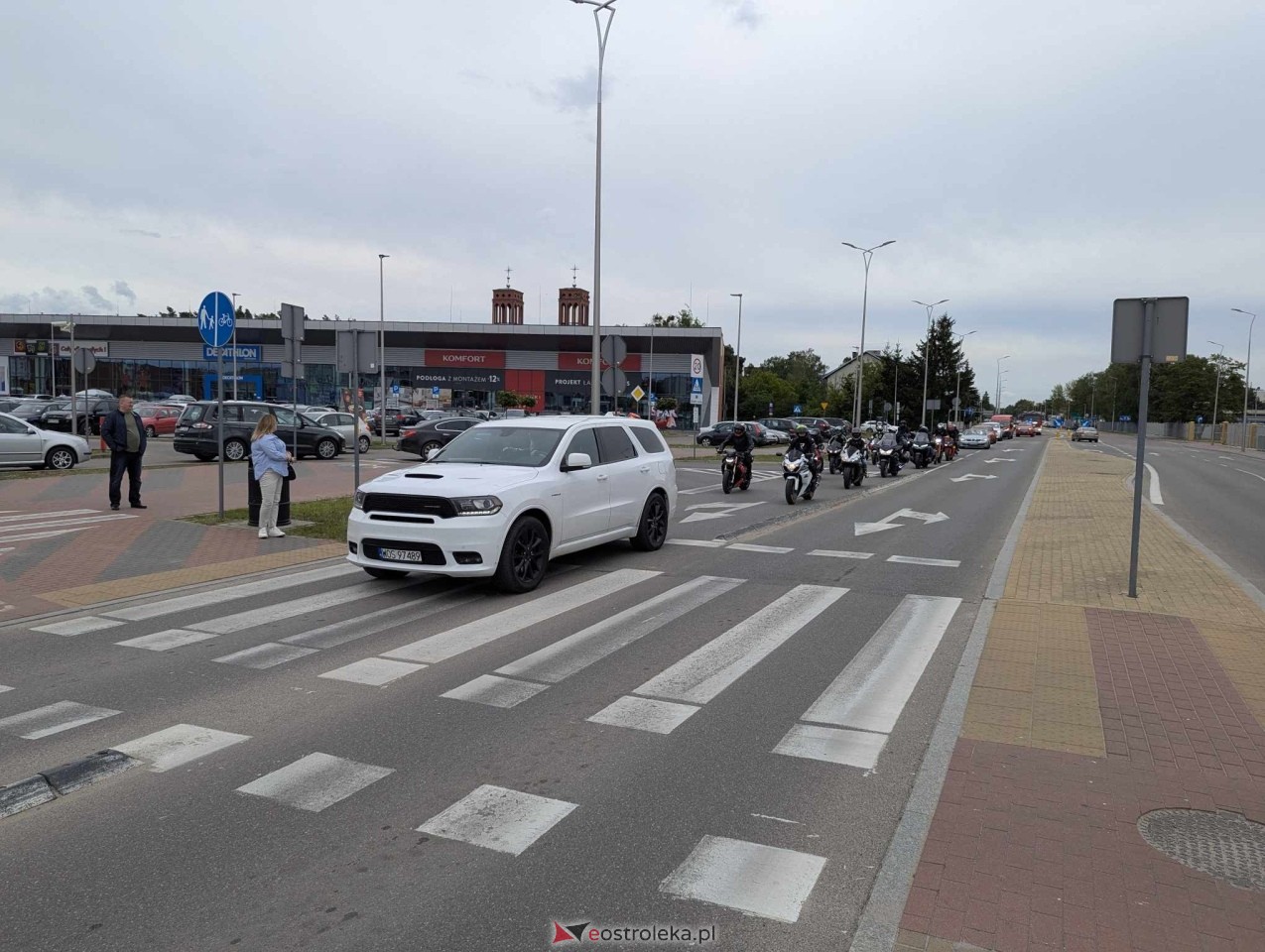 Motoserce 2025 - parada motocykli ulicami Ostrołęki [24.05.2025] - zdjęcie #45 - eOstroleka.pl