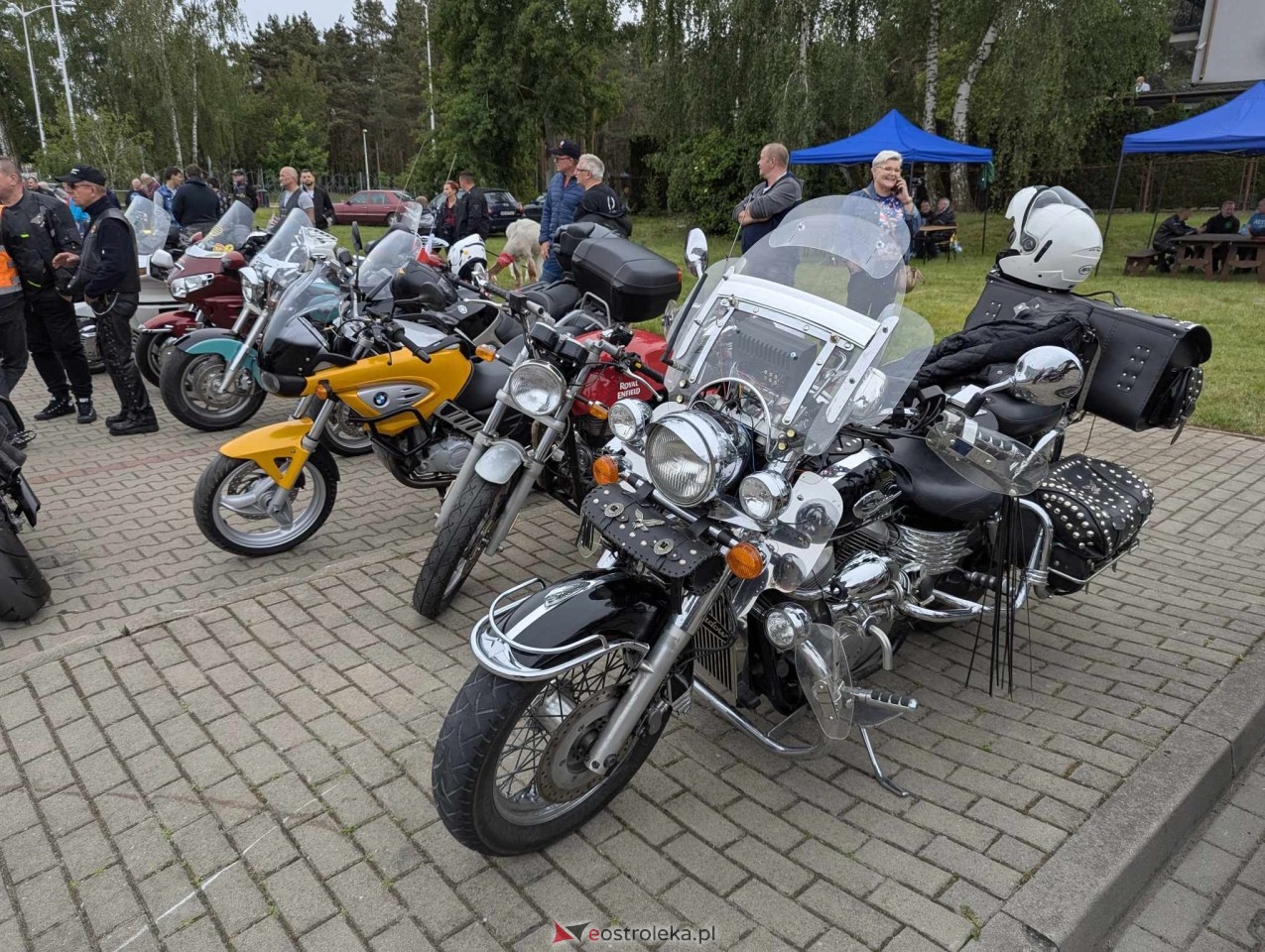 Motoserce 2025 - parada motocykli ulicami Ostrołęki [24.05.2025] - zdjęcie #43 - eOstroleka.pl