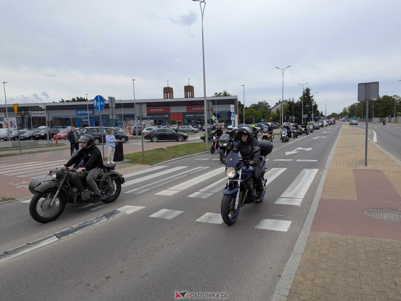 Motoserce 2025 - parada motocykli ulicami Ostrołęki [24.05.2025] - zdjęcie #39 - eOstroleka.pl