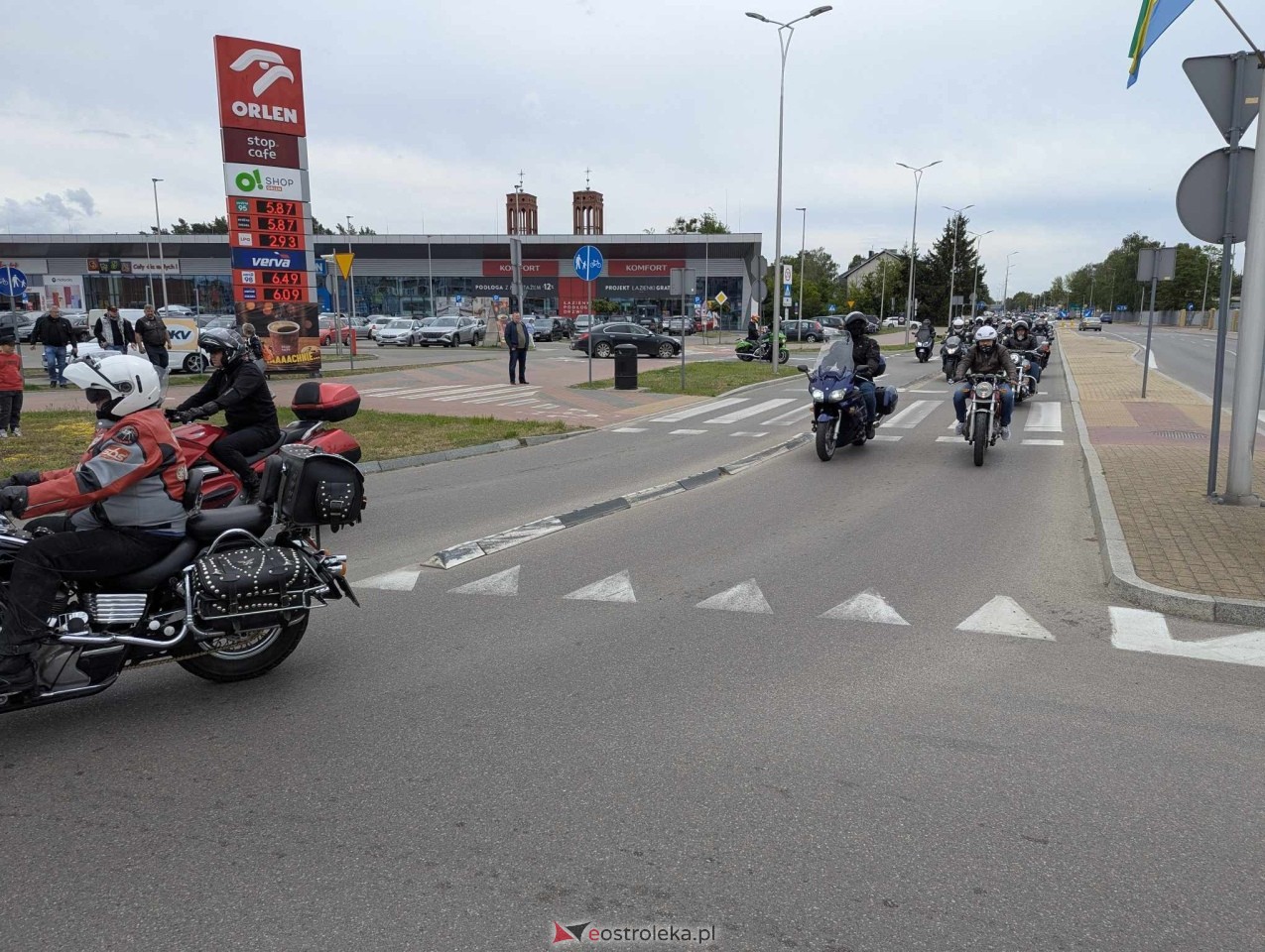 Motoserce 2025 - parada motocykli ulicami Ostrołęki [24.05.2025] - zdjęcie #36 - eOstroleka.pl