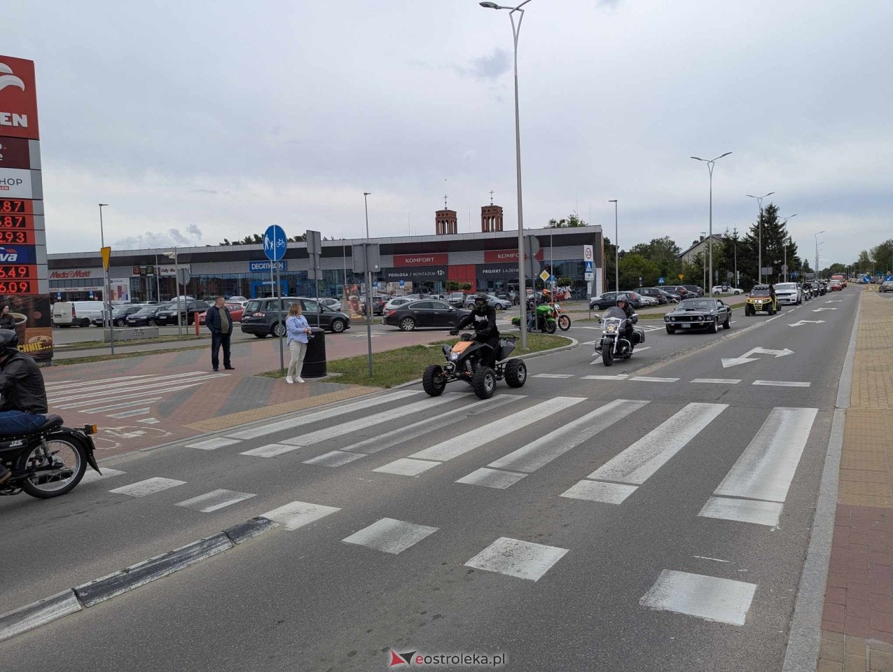 Motoserce 2025 - parada motocykli ulicami Ostrołęki [24.05.2025] - zdjęcie #35 - eOstroleka.pl