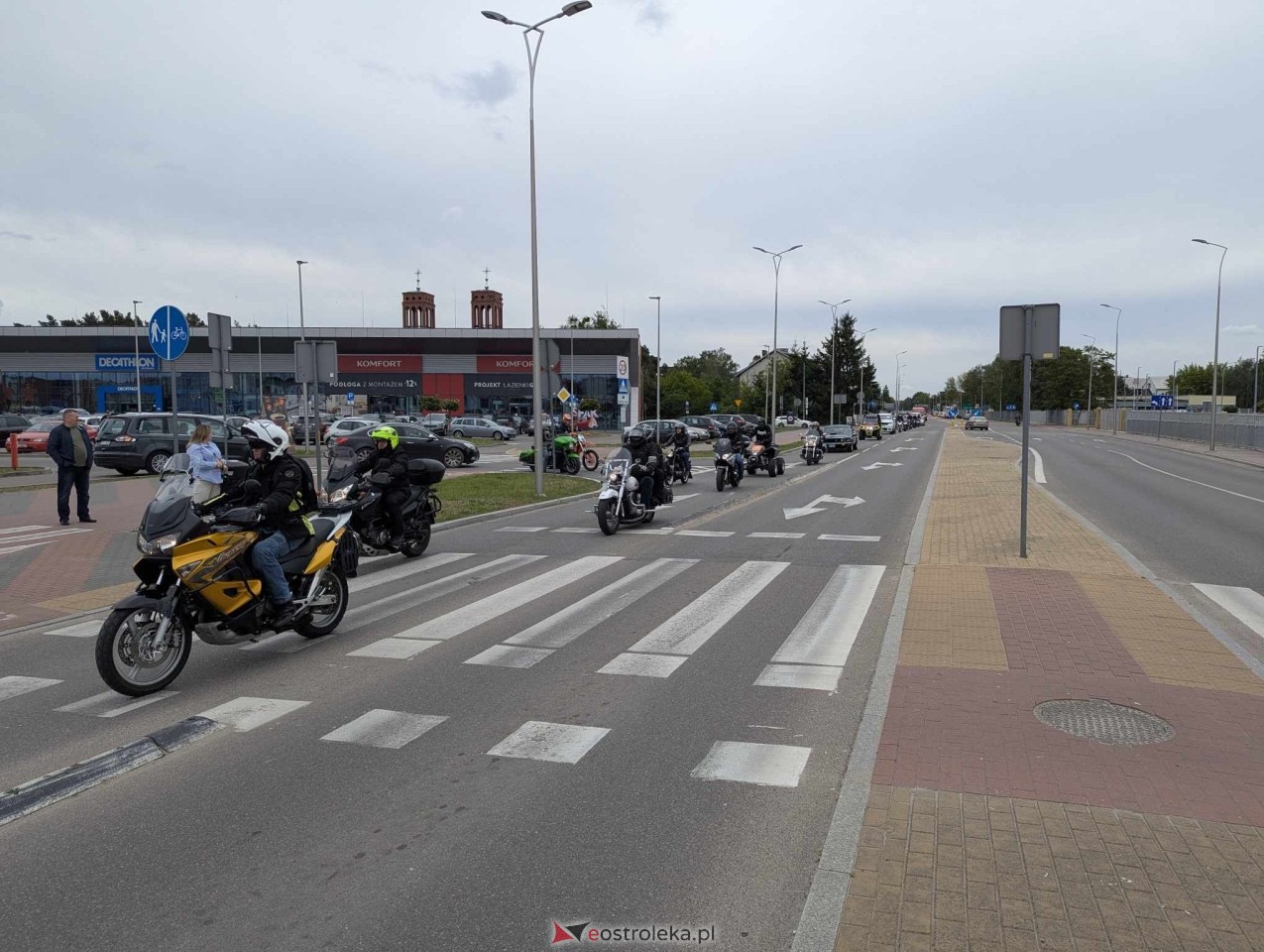 Motoserce 2025 - parada motocykli ulicami Ostrołęki [24.05.2025] - zdjęcie #29 - eOstroleka.pl