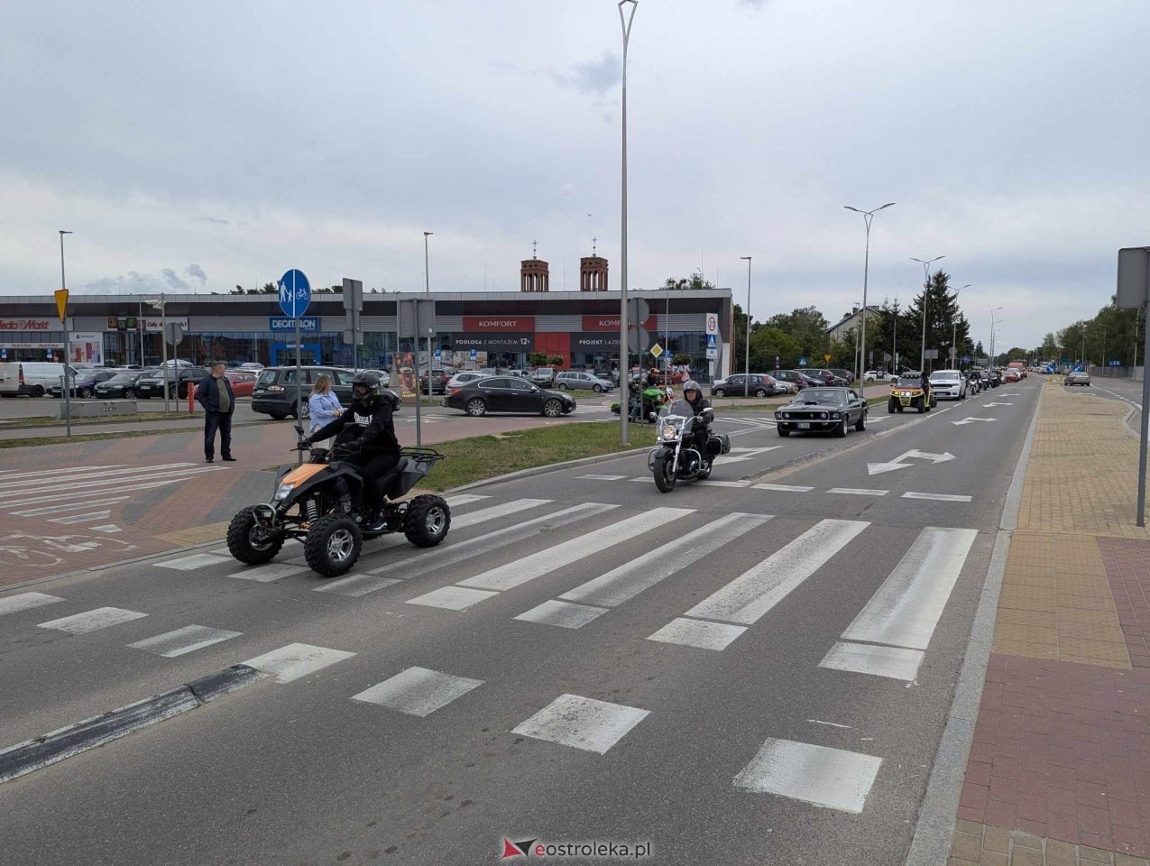 Motoserce 2025 - parada motocykli ulicami Ostrołęki [24.05.2025] - zdjęcie #25 - eOstroleka.pl