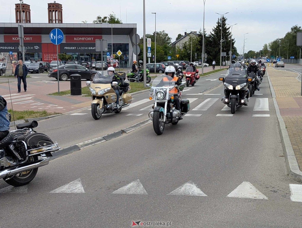 Motoserce 2025 - parada motocykli ulicami Ostrołęki [24.05.2025] - zdjęcie #21 - eOstroleka.pl