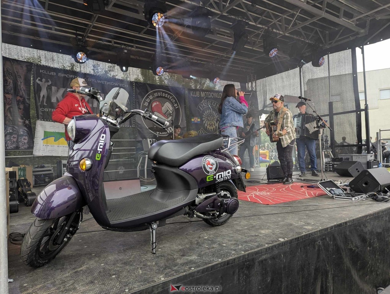 Motoserce 2025 - parada motocykli ulicami Ostrołęki [24.05.2025] - zdjęcie #19 - eOstroleka.pl