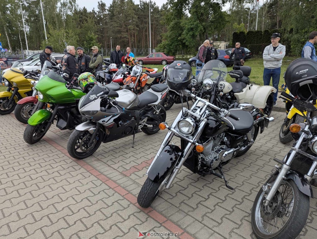 Motoserce 2025 - parada motocykli ulicami Ostrołęki [24.05.2025] - zdjęcie #15 - eOstroleka.pl