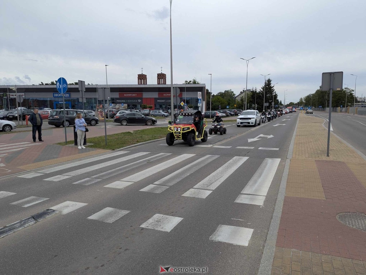 Motoserce 2025 - parada motocykli ulicami Ostrołęki [24.05.2025] - zdjęcie #14 - eOstroleka.pl