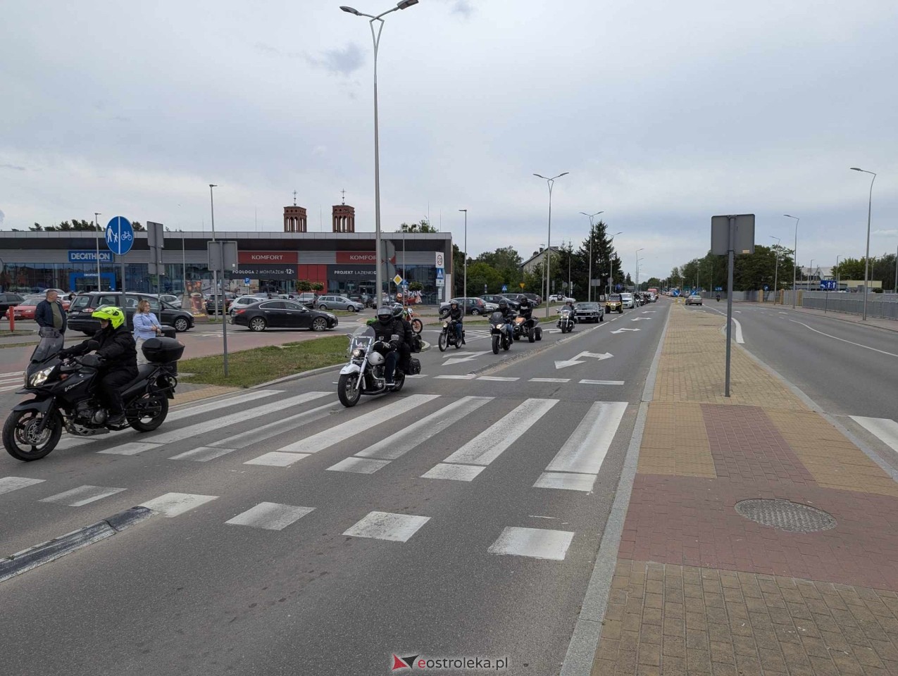 Motoserce 2025 - parada motocykli ulicami Ostrołęki [24.05.2025] - zdjęcie #13 - eOstroleka.pl
