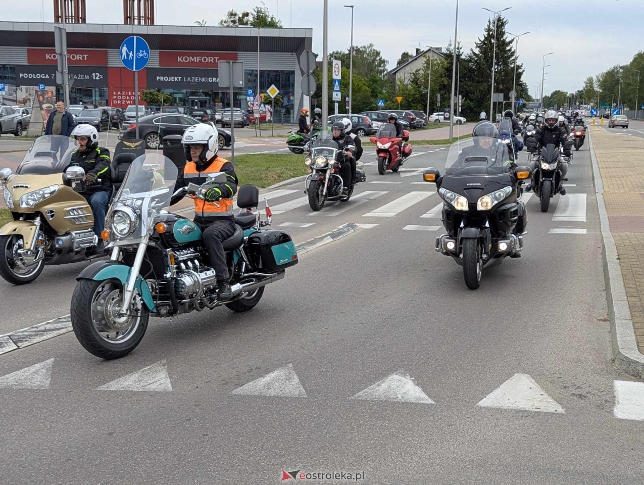 Motoserce 2025 - parada motocykli ulicami Ostrołęki [24.05.2025] - zdjęcie #9 - eOstroleka.pl