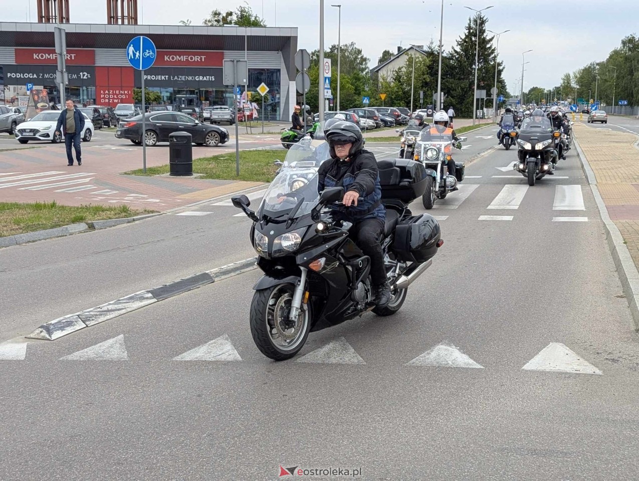Motoserce 2025 - parada motocykli ulicami Ostrołęki [24.05.2025] - zdjęcie #5 - eOstroleka.pl