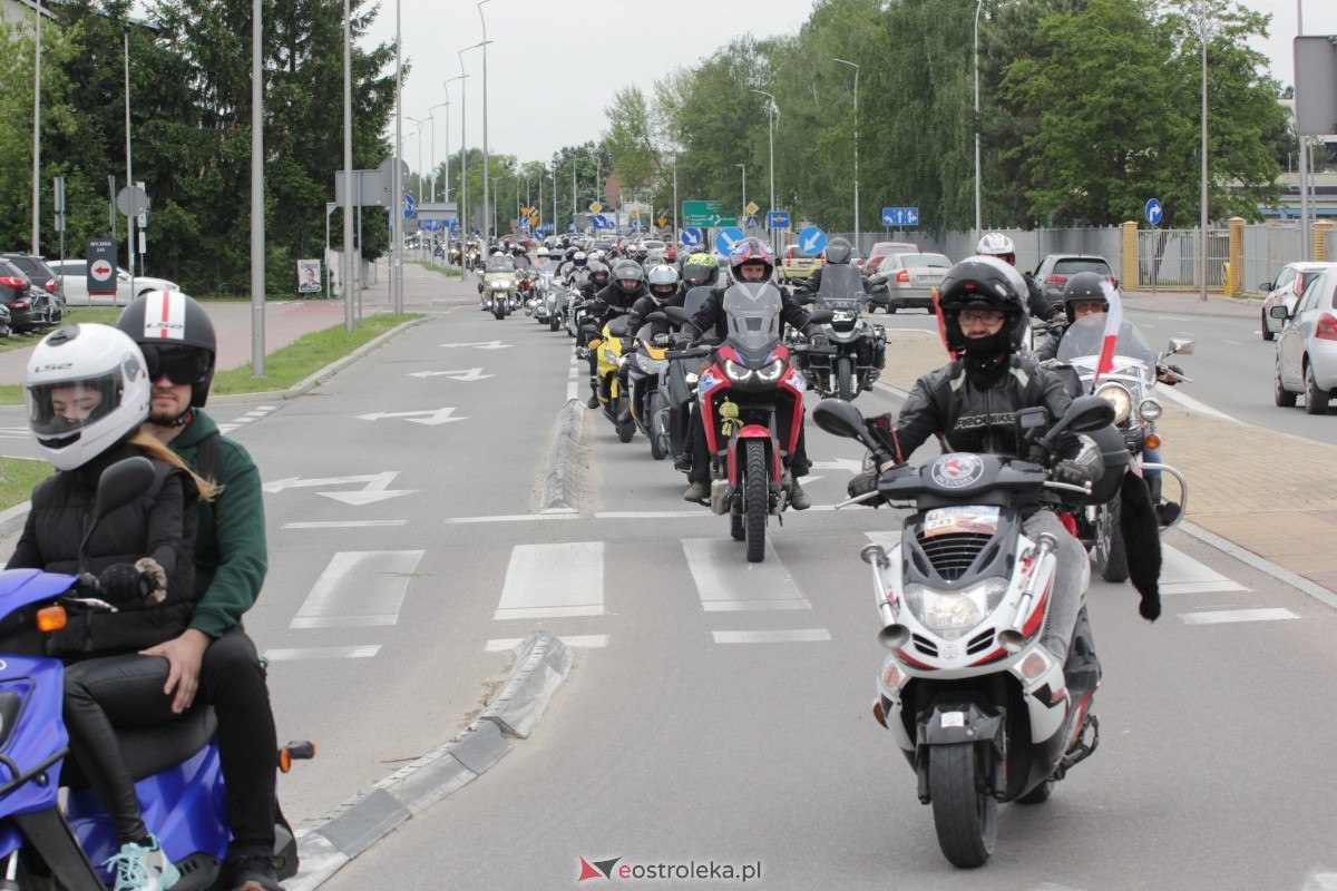 Motoserce 2025 - parada motocykli ulicami Ostrołęki [24.05.2025] - zdjęcie #74 - eOstroleka.pl
