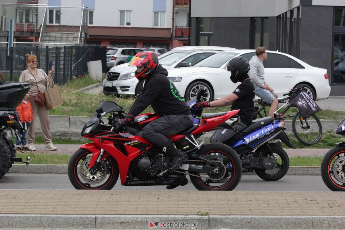 Motoserce 2025 - parada motocykli ulicami Ostrołęki [24.05.2025] - zdjęcie #64 - eOstroleka.pl