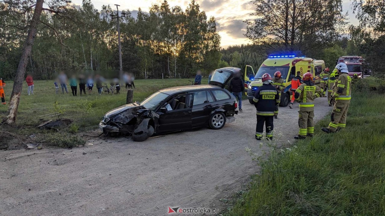 Wypadek w Siemnosze [25.05.2025] - zdjęcie #25 - eOstroleka.pl